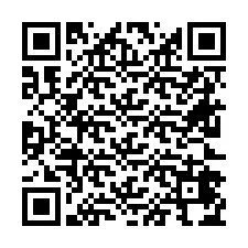 Codice QR per il numero di telefono +26622474809