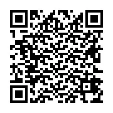 QR Code pour le numéro de téléphone +26622474812