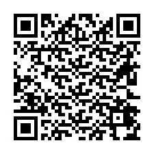 QR Code pour le numéro de téléphone +26622474901