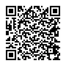 QR код за телефонен номер +26622474954