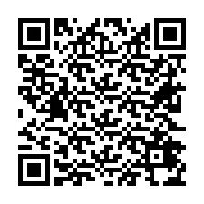 Codice QR per il numero di telefono +26622474969