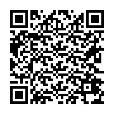 Codice QR per il numero di telefono +26622474971