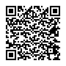 Código QR para número de telefone +26622474983