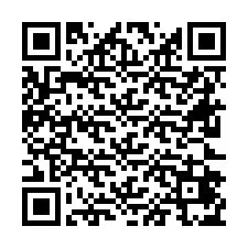 Código QR para número de teléfono +26622475008