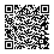 QR-code voor telefoonnummer +26622475020