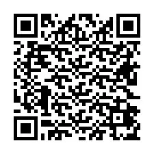 Codice QR per il numero di telefono +26622475026