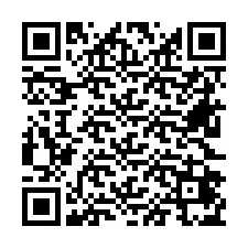 Código QR para número de teléfono +26622475027