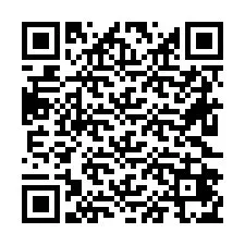 QR-code voor telefoonnummer +26622475031