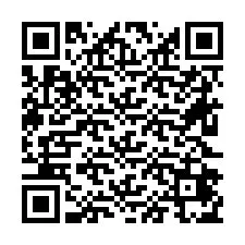 Código QR para número de telefone +26622475061