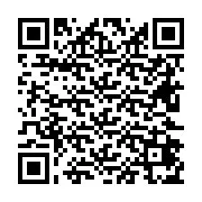 Código QR para número de telefone +26622475082