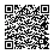 QR код за телефонен номер +26622475096