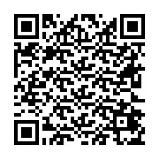 QR-code voor telefoonnummer +26622475104