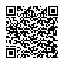 QR код за телефонен номер +26622475134