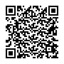 Código QR para número de teléfono +26622475185