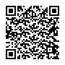 Codice QR per il numero di telefono +26622475221