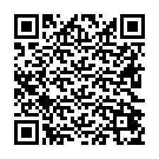 QR код за телефонен номер +26622475224