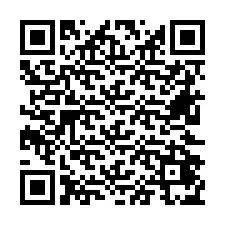 QR код за телефонен номер +26622475287