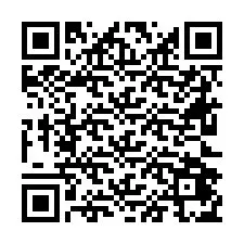 QR-code voor telefoonnummer +26622475304