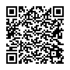 Código QR para número de teléfono +26622475325