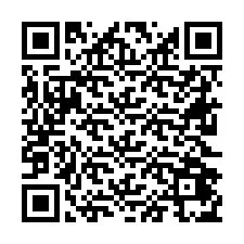 QR код за телефонен номер +26622475368