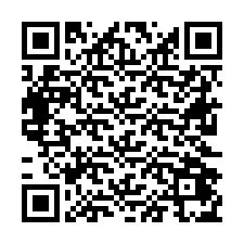 QR-code voor telefoonnummer +26622475398