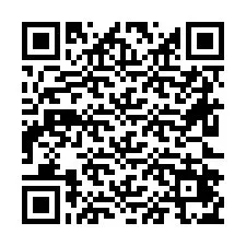 Código QR para número de teléfono +26622475401