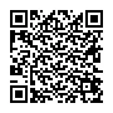 Código QR para número de teléfono +26622475410