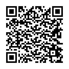 QR код за телефонен номер +26622475535