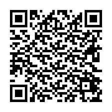 QR код за телефонен номер +26622475620