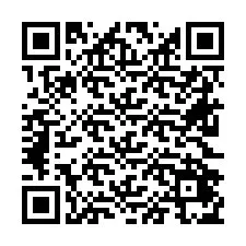 Código QR para número de telefone +26622475629