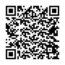 Código QR para número de telefone +26622475637