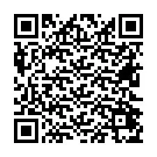 QR код за телефонен номер +26622475653