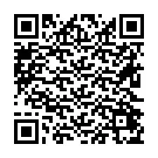 Codice QR per il numero di telefono +26622475661