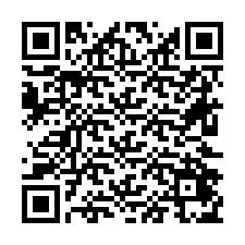 QR-code voor telefoonnummer +26622475681