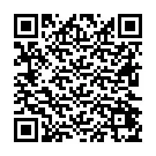 Codice QR per il numero di telefono +26622475684