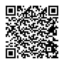 Código QR para número de teléfono +26622475703