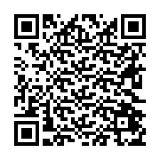 Código QR para número de telefone +26622475730