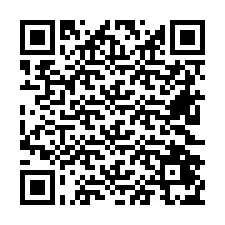 Código QR para número de teléfono +26622475737