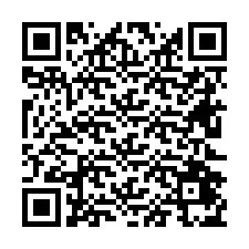 Código QR para número de teléfono +26622475752