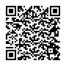 Código QR para número de teléfono +26622475760