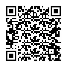 QR код за телефонен номер +26622475761