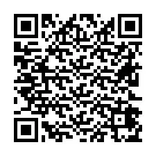 Código QR para número de telefone +26622475819