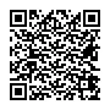 Código QR para número de telefone +26622475827