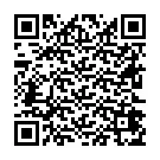 Codice QR per il numero di telefono +26622475844