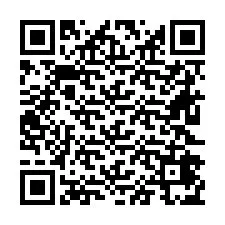 QR-code voor telefoonnummer +26622475875