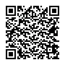 Código QR para número de telefone +26622475893