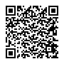 Código QR para número de telefone +26622475940