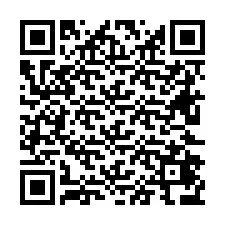 Código QR para número de teléfono +26622476182