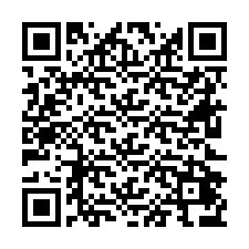 QR код за телефонен номер +26622476214