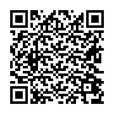 QR-code voor telefoonnummer +26622476375